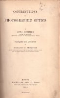 Contributions to Photographic Optics, 1900